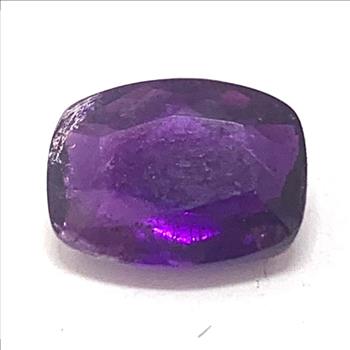 $325 Retail 4.38ctw Natural  Brazilian Amethyst Loose Gemstone 12X9mm