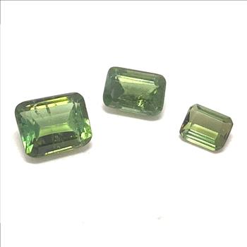 $345 Retail Lot of 3.34 ctw Natural  Brazilian Tourmaline Loose Gemstone 3-5-7mm