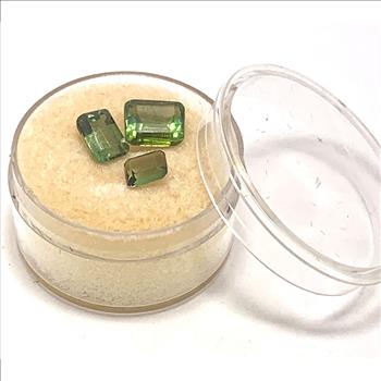 $345 Retail Lot of 3.34 ctw Natural  Brazilian Tourmaline Loose Gemstone 3-5-7mm
