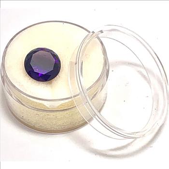 $375 Retail 3.05ctw Natural  Brazilian Amethyst Loose Gemstone 10X10mm
