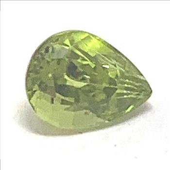 $395 Retail 1.59ctw Natural  Brazilian Peridot Loose Gemstone 8X6mm