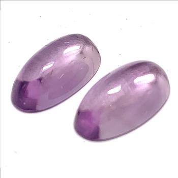 $485 Retail Lot Of 11.15ctw Natural Untreated 2 Brazilian Amethyst Loose Gemstones 16X9  MM