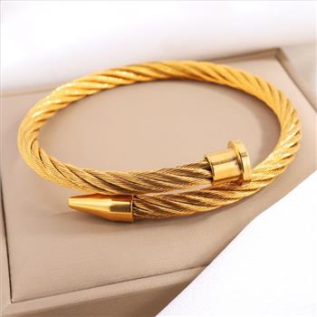 Designer Inspired 24.7 gram Stainless Steel Unisex Bracelet 7”-9”