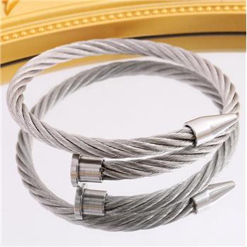 Designer Inspired 24.7 gram Stainless Steel Unisex Bracelet 7”-9”