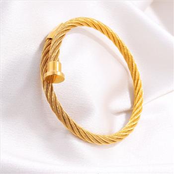 Designer Inspired 24.7 gram Stainless Steel Unisex Bracelet 7”-9”