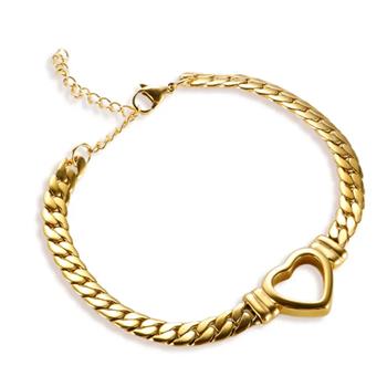 Designer Inspired 36.4 gram 18k Yellow Gold Overlay Ladies Necklace & Bracelet Set