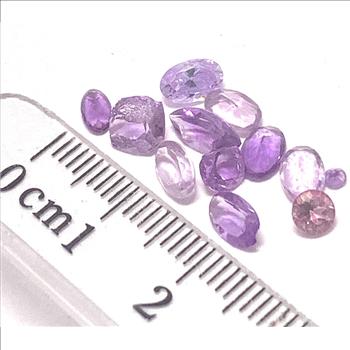 Lot of Genuine 5.15ctw  Brazilian Amethyst Loose Gemstones  3-5 MM