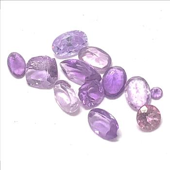 Lot of Genuine 5.15ctw  Brazilian Amethyst Loose Gemstones  3-5 MM