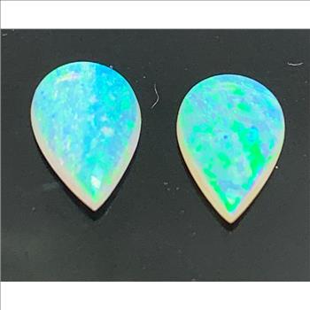 Lot of Natural 0.83ctw  Australian Opal Loose Gemstones  6X4 MM