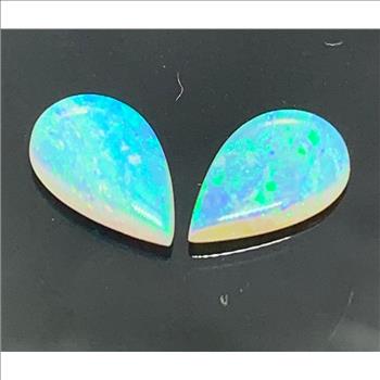 Lot of Natural 0.83ctw  Australian Opal Loose Gemstones  6X4 MM