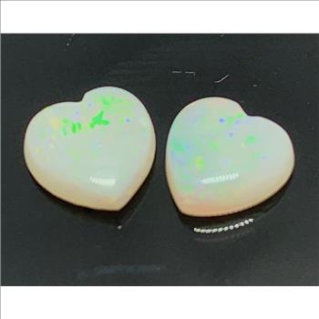 Lot of Natural 1.00ctw  Australian Opal Loose Gemstones  5X5 MM