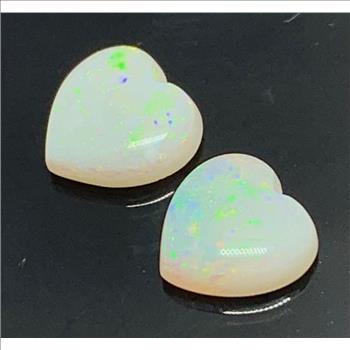 Lot of Natural 1.00ctw  Australian Opal Loose Gemstones  5X5 MM