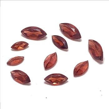 Lot of Natural 2.05ctw  African Garnet Loose Gemstones  5X2 MM