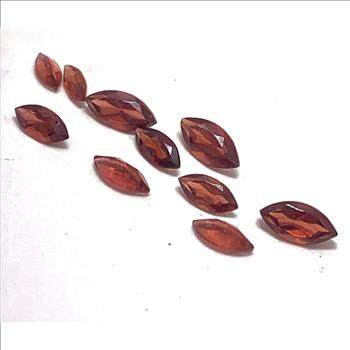 Lot of Natural 2.05ctw  African Garnet Loose Gemstones  5X2 MM