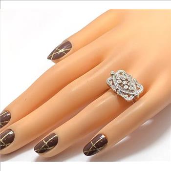 0.75ctw White Sapphire Ring