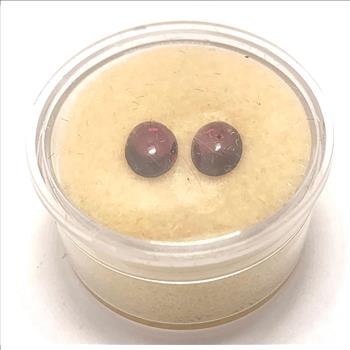 0.98ctw Natural Garnet Cabochon Cut Loose Gemstone 7X5mm