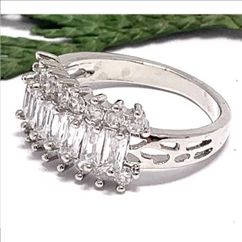 1.00ctw  Diamonique Diamond Anniversary Ring