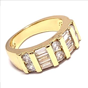 1.00ctw Diamonique Diamond Anniversary Ring Size 7