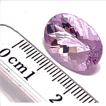11.01ct Natural Brazilian Oval Cut Amethyst 12x18mm