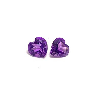 1.20 ctw Lot of Matching Natural Brazilian Untreated Amethyst Gemstones