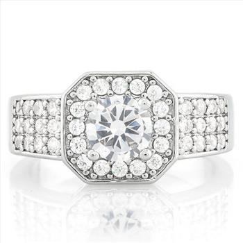 1.25ctw AAA Grade Cubic Zirconia Ring