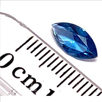 1.32ct Natural Brazilian London Blue Topaz MQ Cut 10X5mm