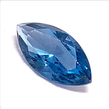 1.32ct Natural Brazilian London Blue Topaz MQ Cut 10X5mm