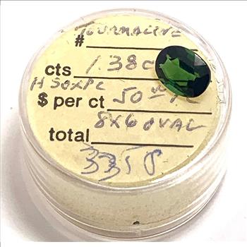 1.38ctw Natural Tourmaline Loose Gemstone 8x6mm