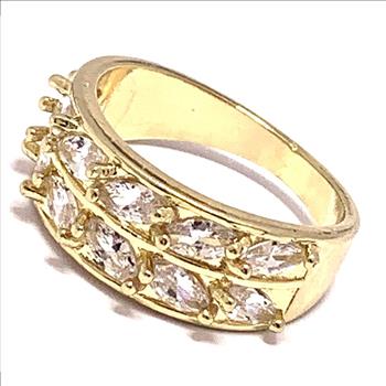 1.50ctw Diamonique Diamond Anniversary Ring Size 8