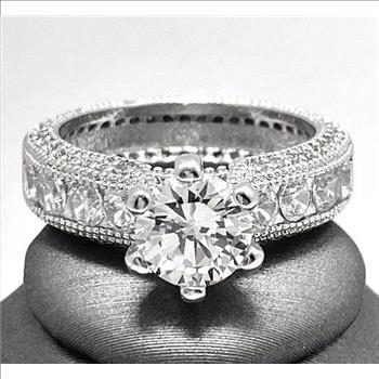 1.50ctw White Topaz Ring