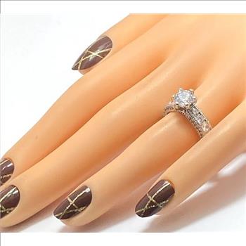 1.50ctw White Topaz Ring