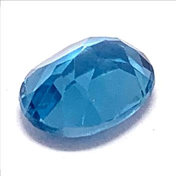 1.60ctw Natural Oval Cut Loose London Blue Topaz Gemstone 8X6 mm