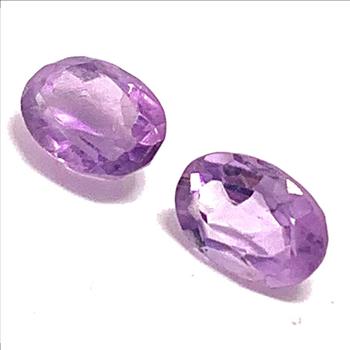 1.80 ctw Lot of Natural Brazilian Untreated Amethyst Gemstones