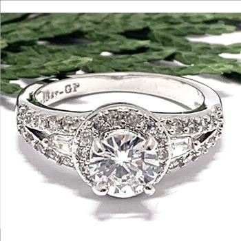 2.00ctw  Diamonique Diamond Engagement Ring