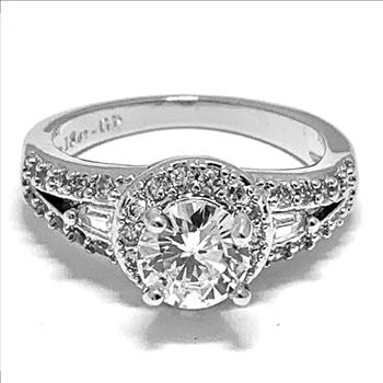 2.00ctw Diamonique Diamond Engagement Ring