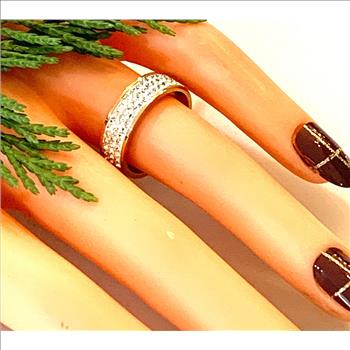2.00ctw Diamonique Diamond Eternity Ring