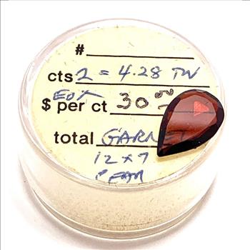 2.16ct Natural Garnet  Loose Gemstone 12x7mm