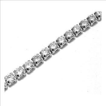 2.20ctw White Sapphire Bracelet