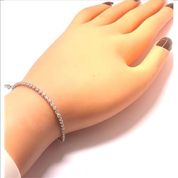 2pc Jewelry Lot- Tennis Bracelet & Mystic Topaz Ring