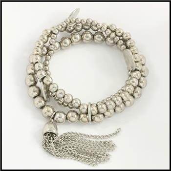 3 String Bead Stretch Bracelet