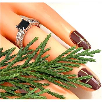 3.00ctw Ruby & Diamonique Diamond Heart Necklace in 18K Gold Overlay