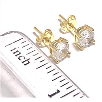 3.00ctw VVS-F  Simulated Diamonds Stud Earrings