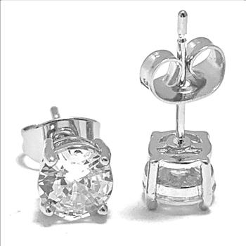 3.00ctw VVS-F  Simulated Diamonds Stud Earrings