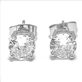 3.00ctw VVS-F  Simulated Diamonds Stud Earrings