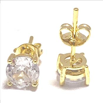 3.00ctw VVS-F  Simulated Diamonds Stud Earrings