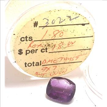 $325 Retail 1.80ctw Natural Untreated Brazilian Amethyst Loose Gemstones 9X7 MM