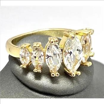 3.25ctw White Sapphire Ring
