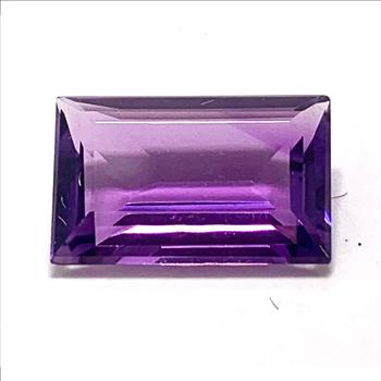 $335 Retail 3.12ctw Natural Untreated Brazilian Amethyst Loose Gemstones 12X8 MM