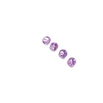 3.60 ctw Lot of Matching Natural Brazilian Untreated Amethyst Gemstones