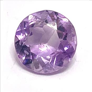 3.71ctw Natural Amethyst Loose Gemstone 11mm